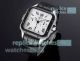 Swiss Clone Cartier Santos De Cartier Silver Face 7750 Leather Strap Watch (2)_th.jpg